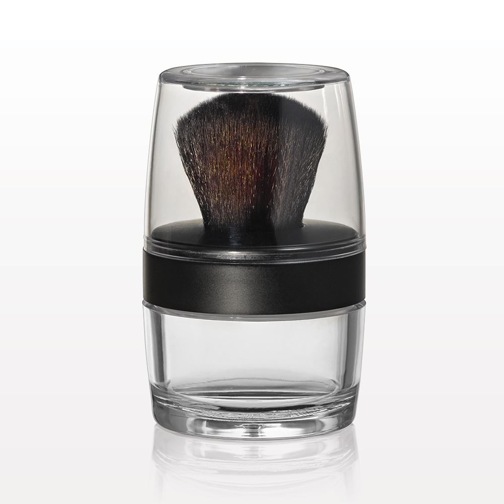 Kabuki Brush Jar, Sifter & Mirrored Cap