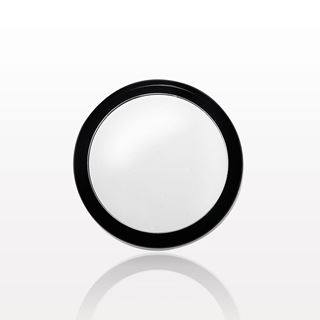 Black Trimmed Clear Cap for 29546 Clear Jar