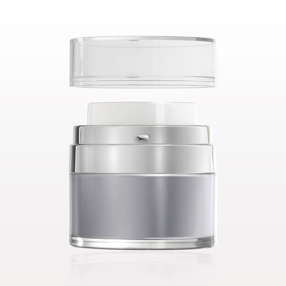 Platinum Jar with Easy Press Airless Pump and Overcap