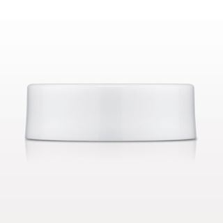 Flat Threaded Cap with Liner, White for 31040
