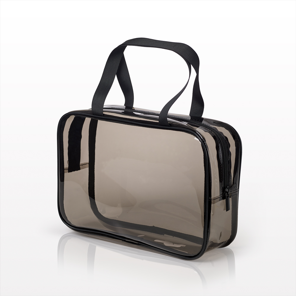 “The Studio” Large Carry-All Travel Bag, Translucent Black