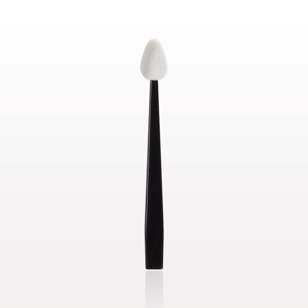 White Point Tip Eye Shadow Applicator With Black Handle