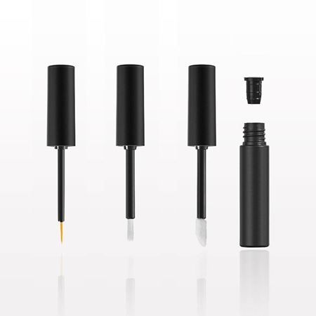 3.5 ml Vial and Cap with Applicator Tips, Matte Black